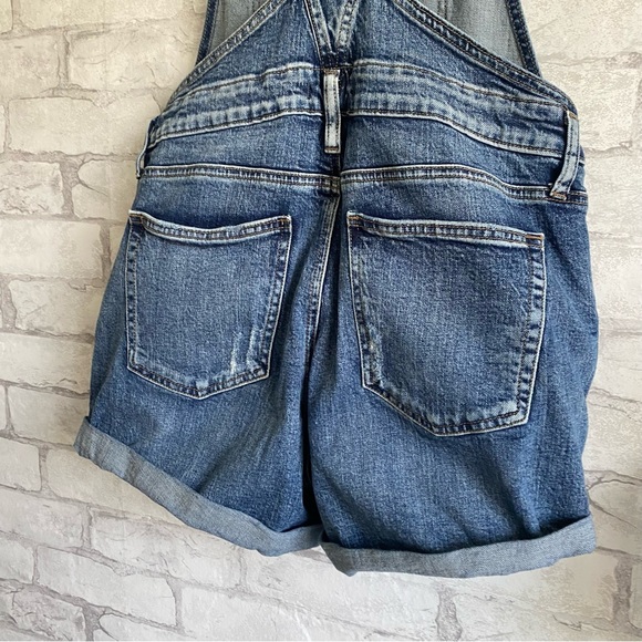 Silver Jeans Co. Denim Shortalls Size Small/Medium - Picture 7 of 16